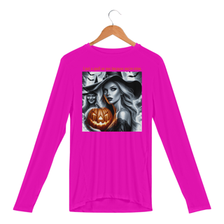 Nome do produto Camisa Manga Longa UV Bruxa Halloween