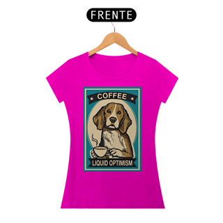 Nome do produto Baby Look Cachorro café