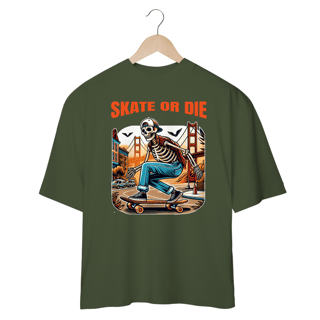 Nome do produto Camiseta Oversized Skate Skull