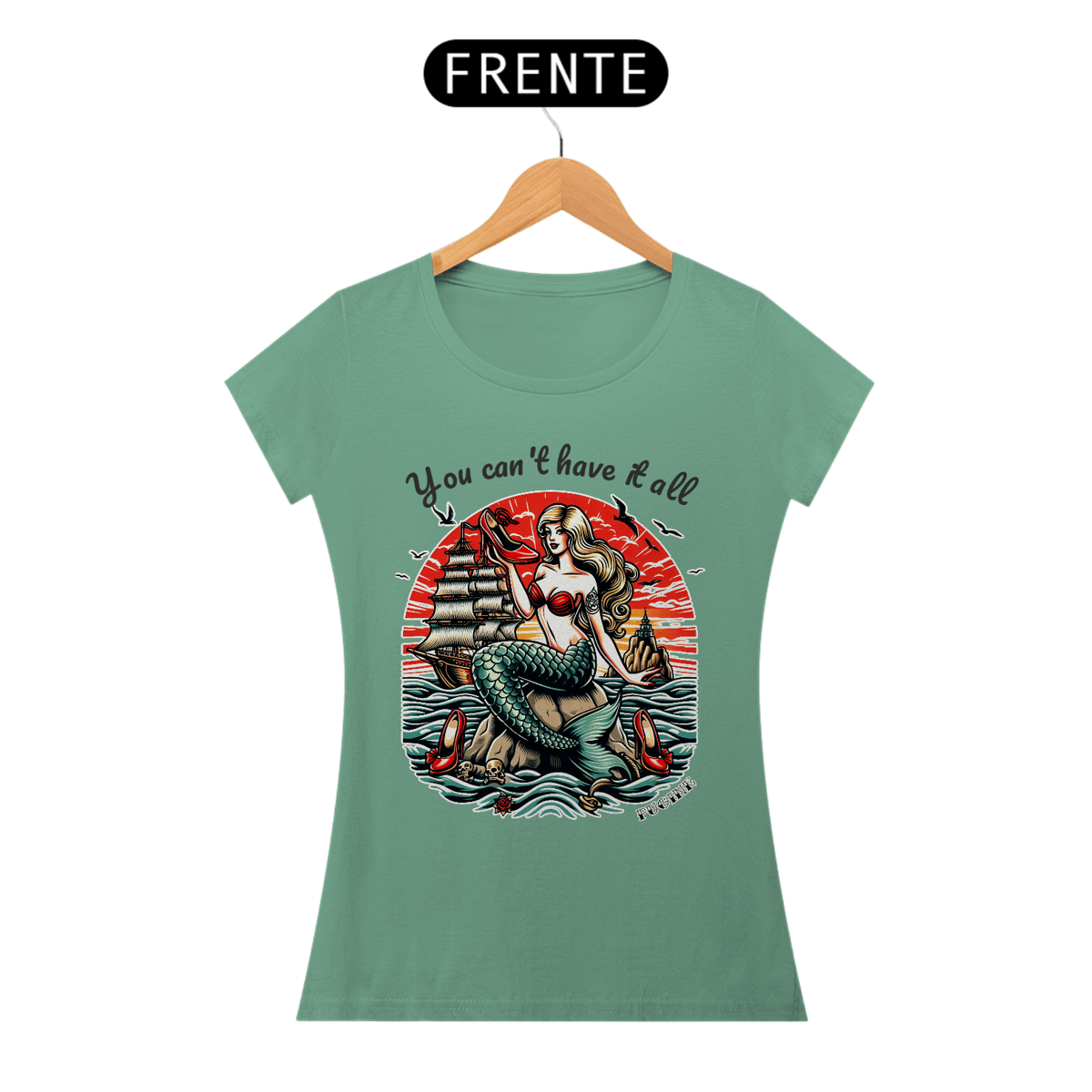 Nome do produto: Baby Look Sereia