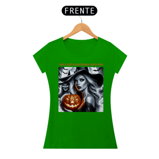 Nome do produto Baby Look Bruxa Halloween