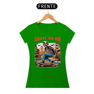 Nome do produto Baby Look Skate Skull