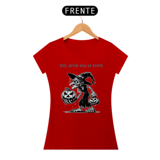 Nome do produto Baby Look Bruxa Halloween