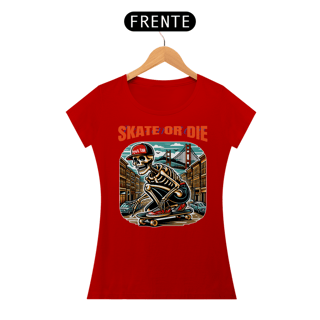 Nome do produto Baby Look Skate Skull
