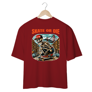 Nome do produto Camiseta Oversized Skate Skull