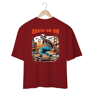 Nome do produto Camiseta Oversized Skate Skull