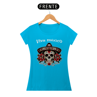 Nome do produto Baby Look Caveira Mexicana