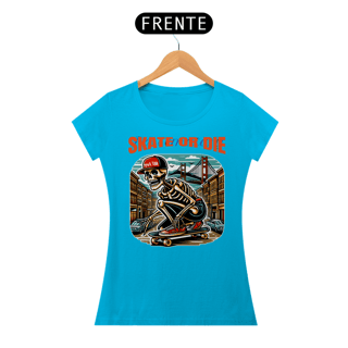Nome do produto Baby Look Skate Skull