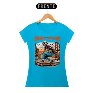 Nome do produto Baby Look Skate Skull
