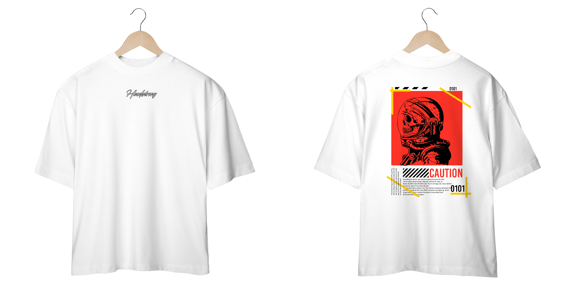 OVERSIZED OFFWHITE CAUTION