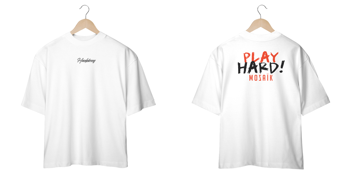 Nome do produto: OVERSIZED PLAY HARD BLVCK