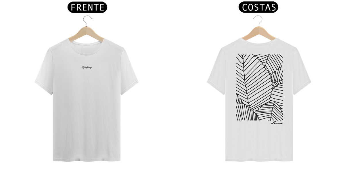 Nome do produto: TSHIRT LEAVES LINE