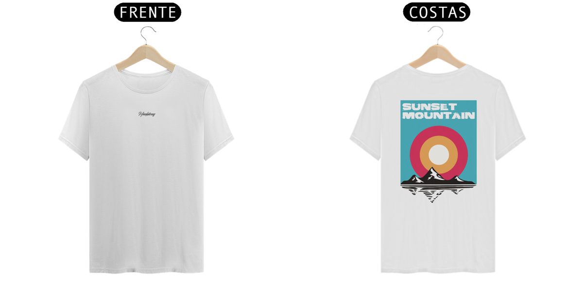 Nome do produto: TSHIRT SUNSET MOUNTAIN 