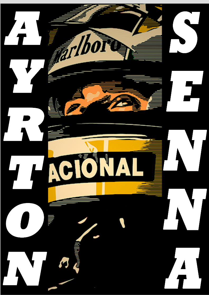 Nome do produto: POSTER AYRTON SENNA