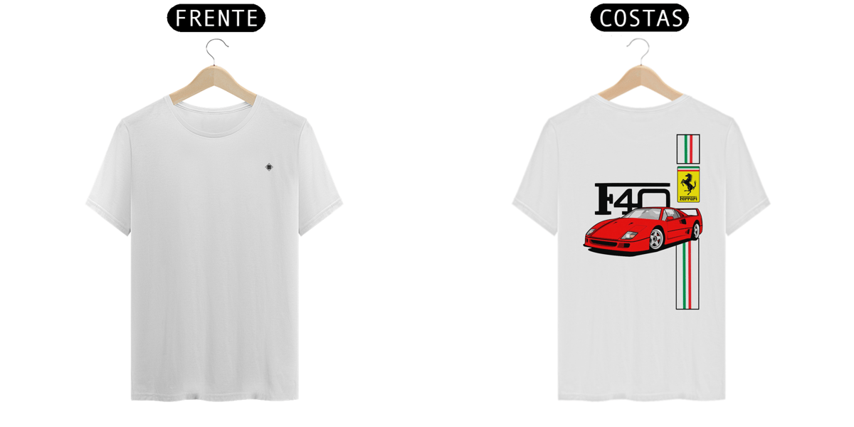 Nome do produto: TSHIRT FERRARI F40 