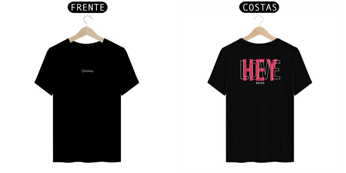 Nome do produto: TSHIRT HEY LOVE