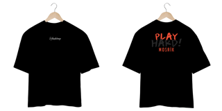 Nome do produto OVERSIZED PLAY HARD BLVCK