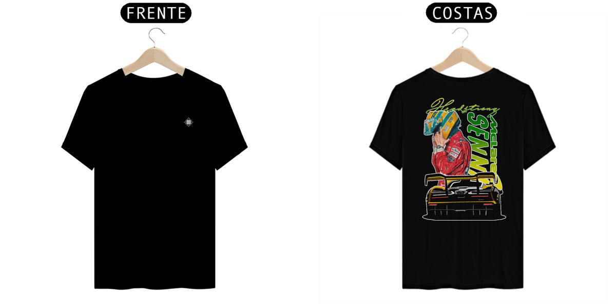 Nome do produto: TSHIRT COLORS MC LAREN SENNA CTN