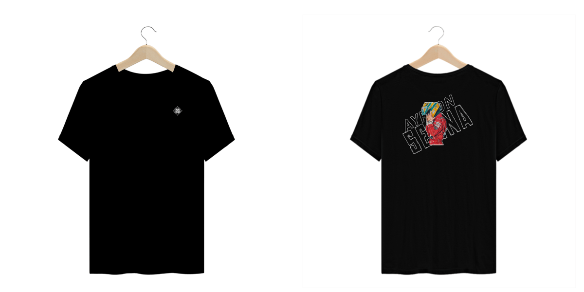 Nome do produto: TSHIRT PLUS SIZE SENNA SIMPLE