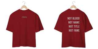 Nome do produto OVERSIZED NOT BLOOD