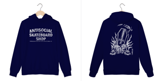 Nome do produtoANTISOCIAL SKATE - HOODIE