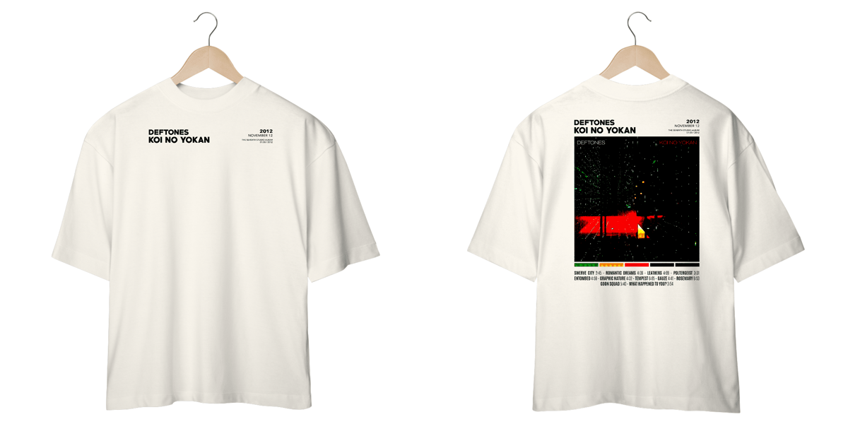Nome do produto: DEFTONES - KOI NO YOKAN OVERSIZED