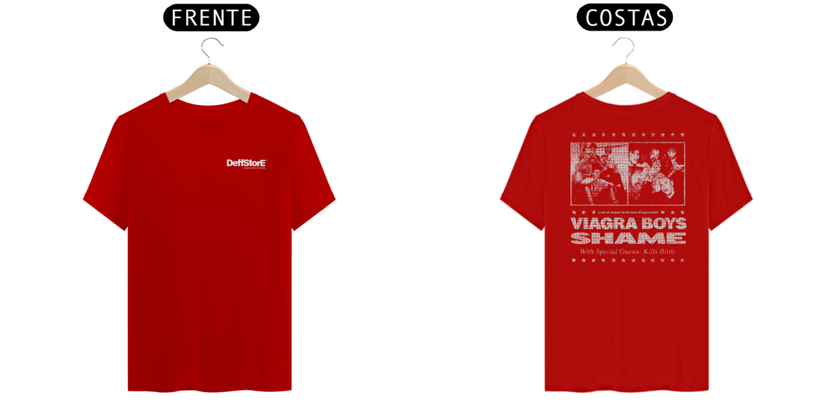 Nome do produto: CAMISETA FRENTE/COSTAS CUSTOM ( Todas as estampas disponíveis )