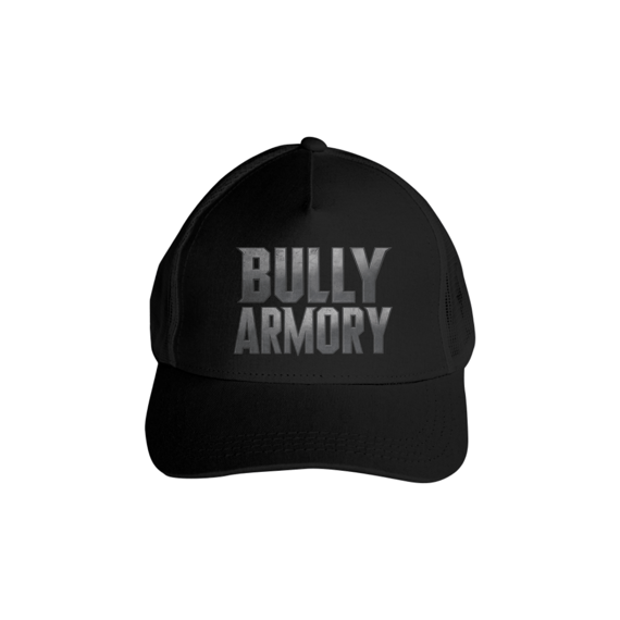 Boné Americano com tela Bully Armory Texto