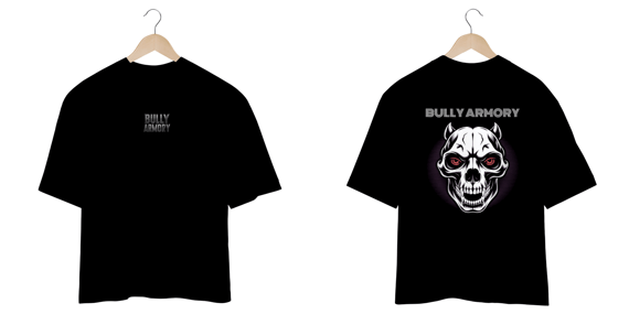 Camiseta Oversized Bully Skull