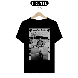 Nome do produto T-SHIRT CAPA JORNAL DOS SPORTS DESPEDIDA ZICO