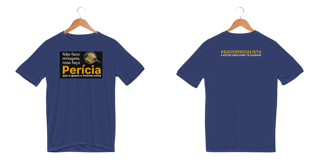 Nome do produto Camiseta Masculina DryFit - Academia (Preta e Azul)
