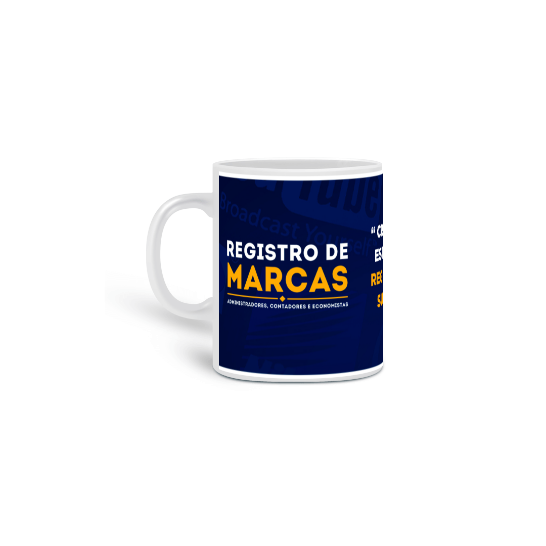 Nome do produto: Registro de Marcas - Caneca