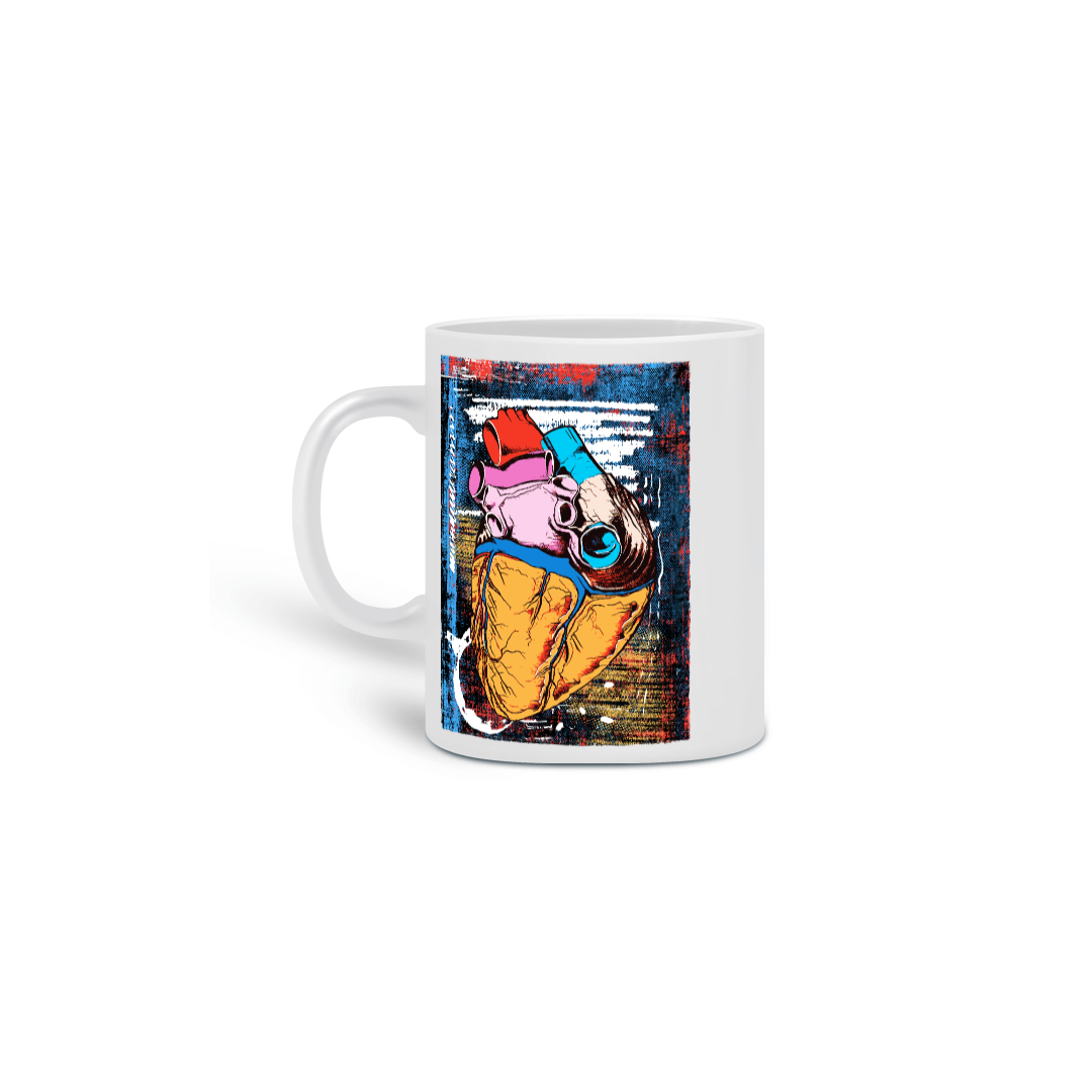 Nome do produto: CANECA - ANATOMIA CORAÇÃO