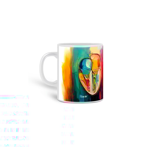 CANECA PARCERIA - CORAÇÃO QUATRO CÂMERAS 