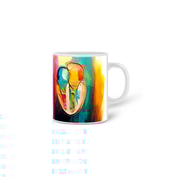 CANECA - CORAÇÃO QUATRO CÂMERAS
