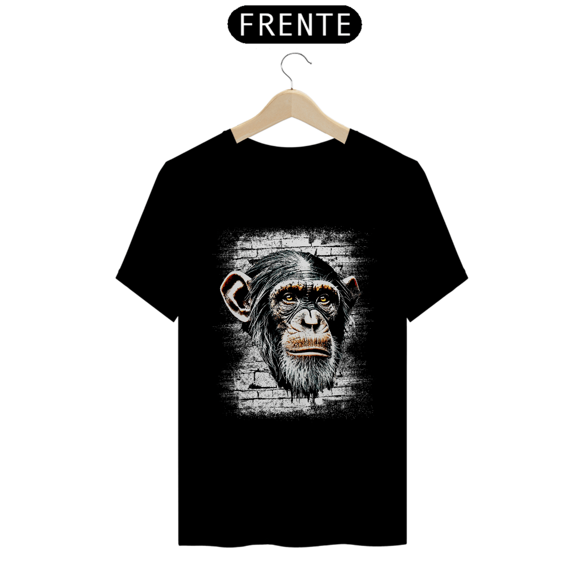Nome do produto: CAMISETA QUALITY - O CHIPANZÉ