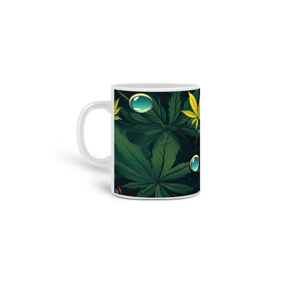 Caneca weed bolha