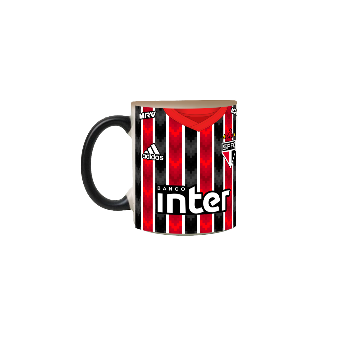 Caneca Magica Sao paulo camiseta 10 Vermelha