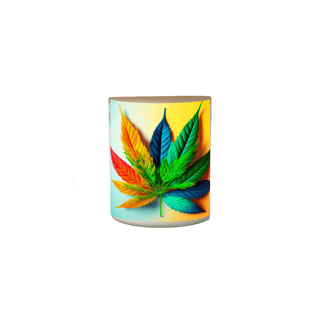 Nome do produto Caneca Mágica Weed Colorida 