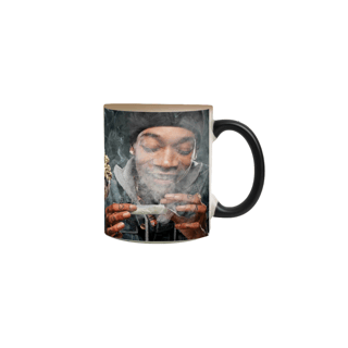 Nome do produto Caneca magica wiz khalifa & SnoopDog