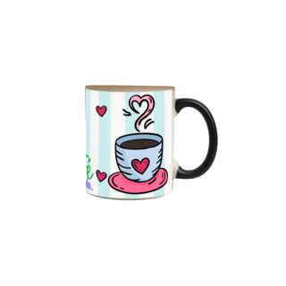 Nome do produto Caneca Magica Amor no coração 
