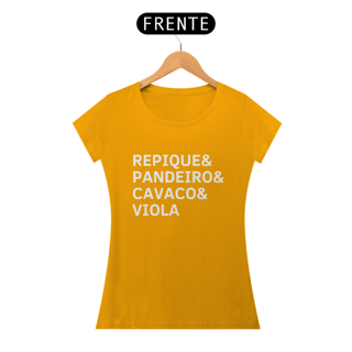 Nome do produto Baby Look Repique, Pandeiro, Cavaco e Viola