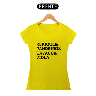 Nome do produto Baby Look Repique, Pandeiro, Cavaco e Viola