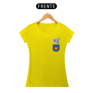 Nome do produto Baby Look Bolso de Pirulito