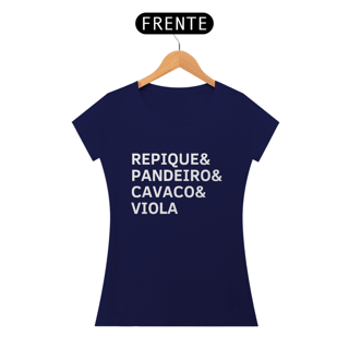 Nome do produto Baby Look Repique, Pandeiro, Cavaco e Viola