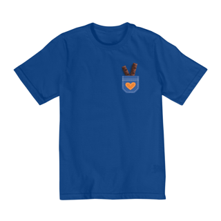 Nome do produto Camiseta Infantil Bolso de Chocolate