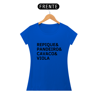Nome do produto Baby Look Repique, Pandeiro, Cavaco e Viola