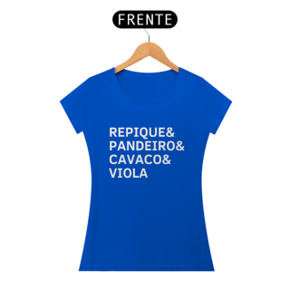 Nome do produto Baby Look Repique, Pandeiro, Cavaco e Viola