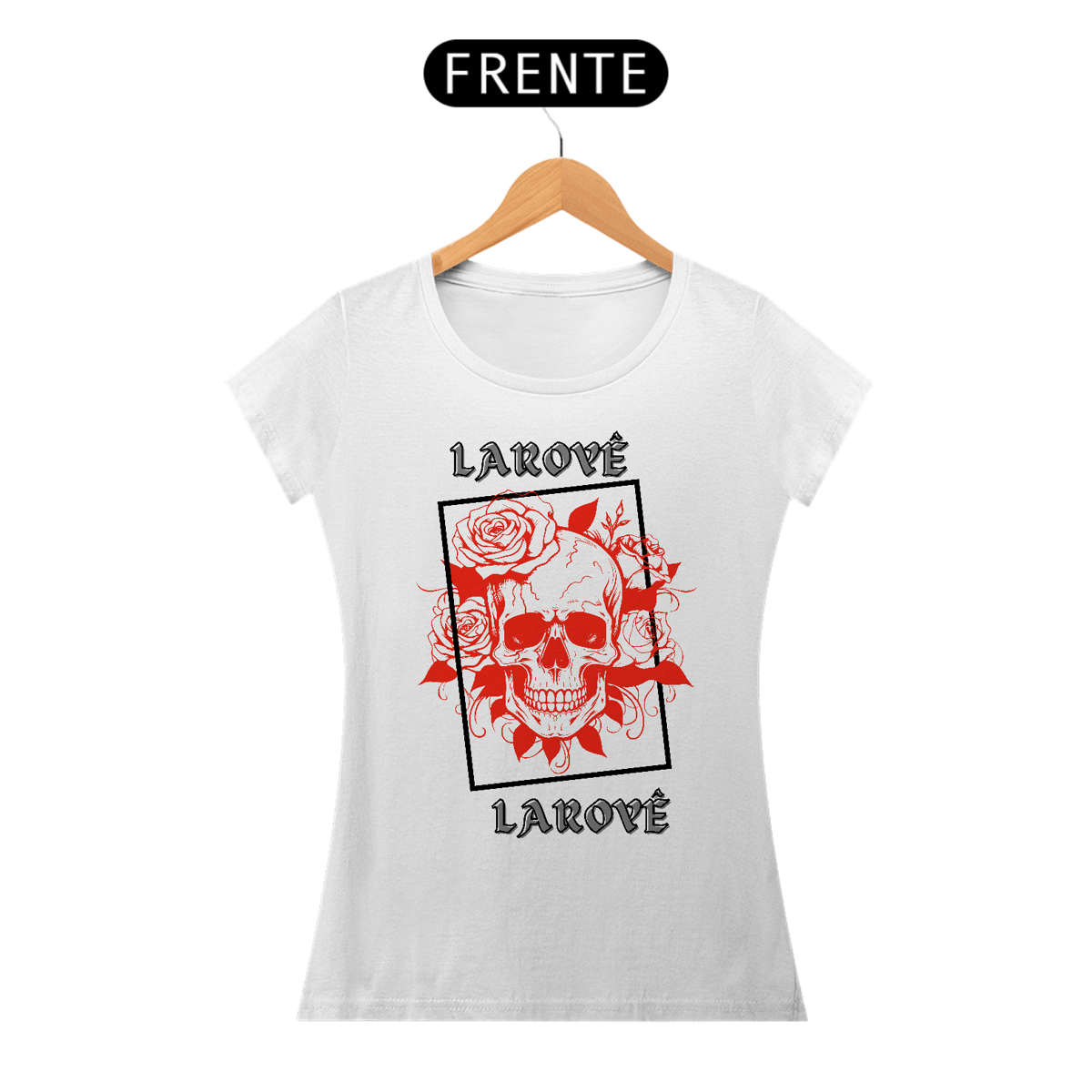 Nome do produto: Baby Look Laroyê Caveira
