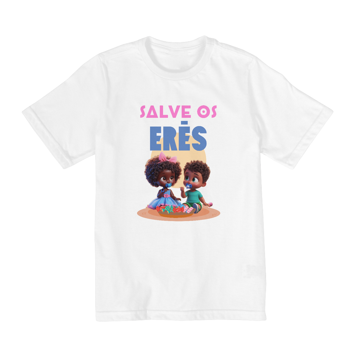 Nome do produto: Camiseta Infantil Salve os Erês